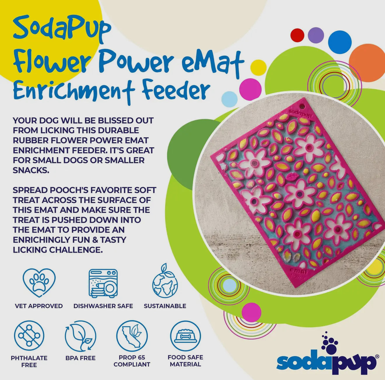 Flower Lick Mat