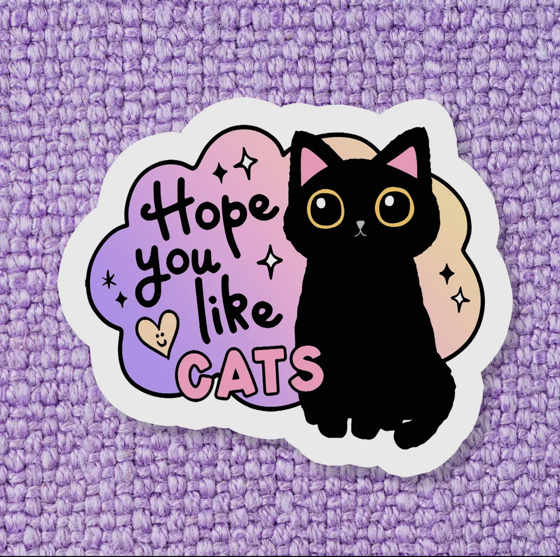 Like cats sticker