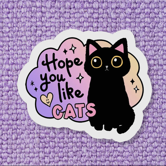 Like cats sticker