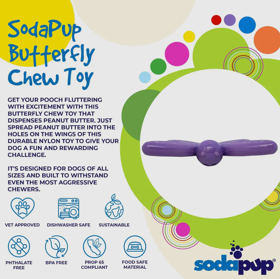 Butterfly Chew Toy