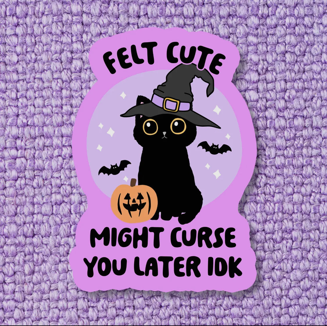 Witchy Cat Sticker